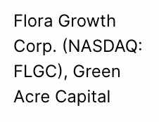 Flora Growth Corp Fundraise