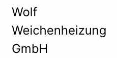 Wolf Weichenheizung GmbH Sondersituationen